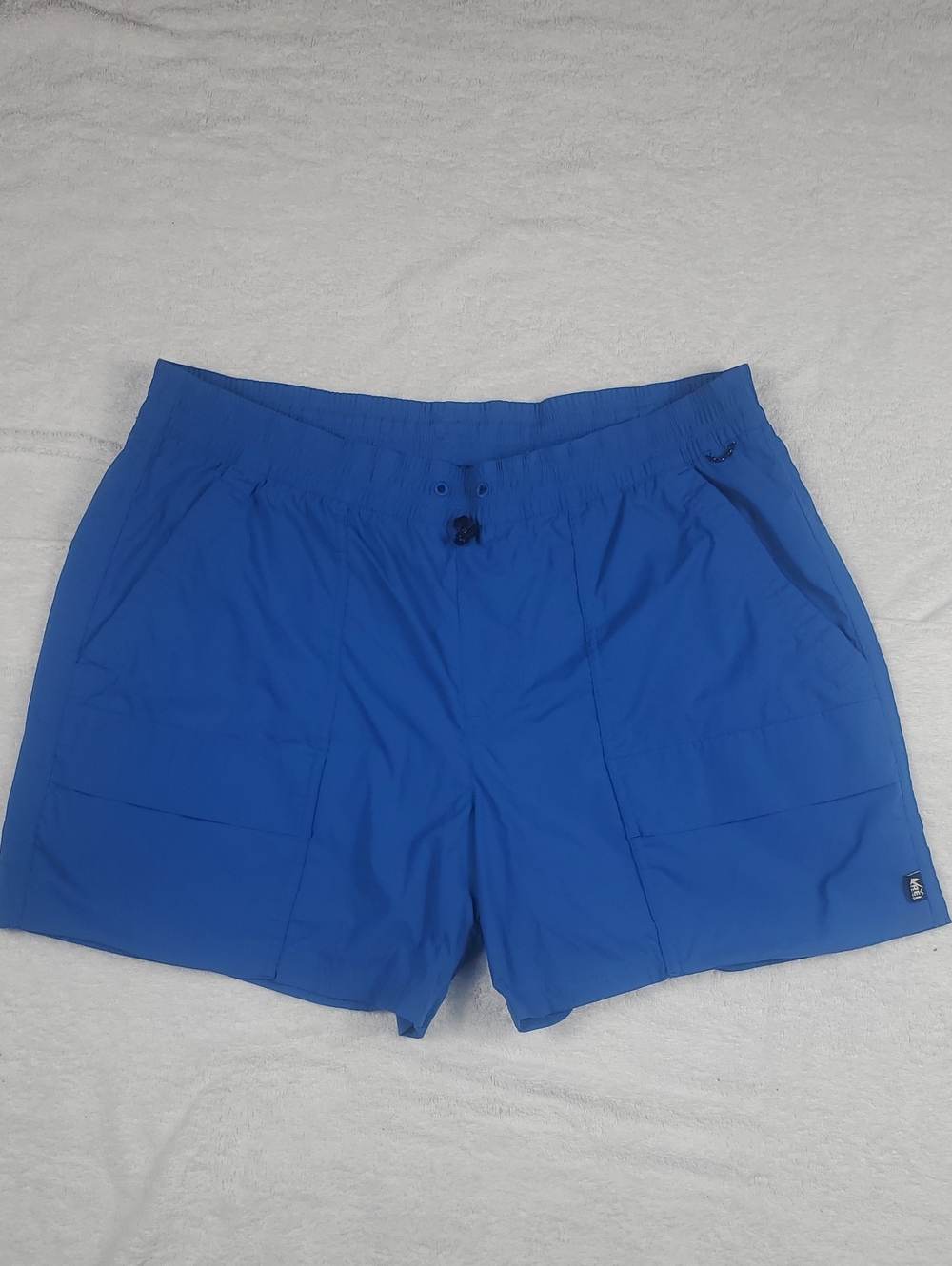 REI Co-op Blue Hiking Trail Shorts Men's XL Nylon Spandex Outdoor